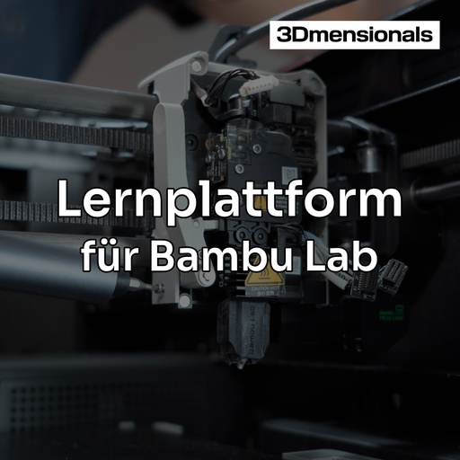 3Dmensionals Lernplattform für Bambu Lab